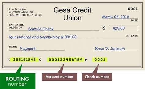 32nd AveSpokane Valley, Washington 99216, is a non-profit, member-owned credit union offering personal checking & savings, home loans, business accounts, self service banking & more for their community. . Gesa routing number
